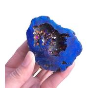 HWXMUGLXL Stone Agate geode Flake Cluster Crystal Quartz electroplated Point Gemstone Stone
