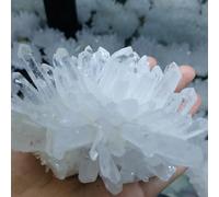 HWXMUGLXL Stone Crystal Cluster White Transparent Home Decoration Gift(400-500g) Gemstone Stone
