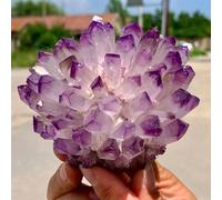 HWXMUGLXL Stone Purple Crystal Cluster Ore Home Office Decoration Gift Ornaments(310-350g) Gemstone Stone