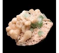 HWXMUGLXL Stone Zeolite symbiotic Green Crystal Cluster, Ore Minerals(Size:200-300g) Gemstone Stone