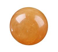 HWXMUGLXL Yellow Crystal Ball Calcite Crafts Office Desktop Ornaments Ice,30mm Gemstone Stone