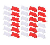 HWyndiluvian 30 Piezas de Bloques de Carretera RC, barreras de derrape universales de plástico, Accesorios para Coches teledirigidos, Mini Bloques de Carretera para prácticas de derrape RC en