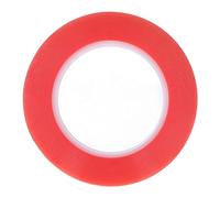 HWyndiluvian Cinta adhesiva de doble cara en forma de anillo para PET, junta adhesiva impermeable de alta viscosidad, almohadilla de cinta roja de doble cara para la fijación del compartimento (15mm)