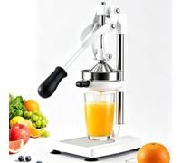 HWYYLXS Exprimidor Manual De CíTricos, Prensa Manual De Acero Inoxidable 304, Extractor De Jugo Resistente Y De Bajo Esfuerzo, Exprimidor De Naranjas, Limones Y Limas para Uso DoméStico Y Comercial