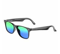 HWYYLXS Gafas Inteligentes con IA, Gafas Bluetooth Inteligentes con Altavoz, TraduccióN AutomáTica De DiáLogos con IA, Control TáCtil, Uso Diario para Viajes, Trabajo Y Actividades Al Aire Libre D