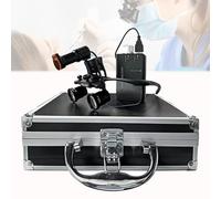 HWYYLXS Lupas Dentales De Cabeza con Faro Led De 5 W, Binoculares, Ajustables De 2,5 A 3,5 Aumentos, Recargables, ErgonóMicas para Una VisióN Clara