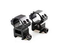 HWZ 1"/30mm Dovetail Scope Mount Rings Medium Profile for 11mm/20mm Dovetail Picatinny (2 Pieces) (25mm,20mm,Hight)