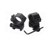 HWZ 1"/30mm Dovetail Scope Mount Rings Medium Profile for 11mm/20mm Dovetail Picatinny Weaver (2 Pieces) (30mm,20mm,Low)