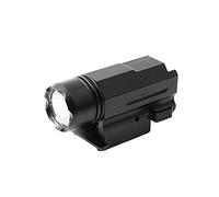 HWZ 150 Lumens Green LED Mount Tactical Gun Flashlight Pistol Light with Strobe&Quick Release for Hunting, Black