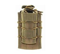 HWZ Tactical Molle Magazine Pouch Open-Top Single Rifle Pistol mag Pouch AR/M4/M16 Cartridge Clip Pouch Hunting Bag (Sand)