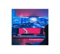 HX Desk Monitor Arm+HD Pivot White