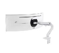Ergotron HX Desk Monitor Arm with HD Pivot (white)