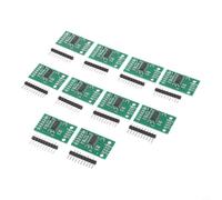 HX711 Placa de sensor de pesaje de 10 piezas con rango de temperatura de funcionamiento de 20 °C a 85 °C para un rendimiento fiable (placa pequeña)