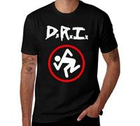 HXASKKF Dirty Rotten Imbeciles D.R.I Thrash Metal Short Sleeve T-Shirts Unisex Breathable Graphic Shirts