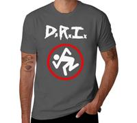 HXASKKF Dirty Rotten Imbeciles D.R.I Thrash Metal Short Sleeve T-Shirts Unisex Breathable Graphic Shirts