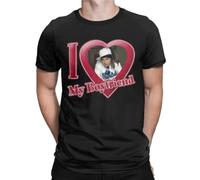 HXASKKF Men T-Shirt I Love MY Boyfriend TOM KAULITZ Funny Vintage Music Tees Short Sleeve Tokio Hotel T Shirt O Neck Tops Gift Idea