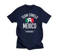 HXASKKF Mens Clothing Officially Licenced Canelo Alvarez Team Flag T-Shirt Goldenboy Boxing