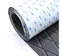 HXBYX Suelo de espuma EVA para barco con respaldo adhesivo 3M de 6 mm de grosor, diamante de diamante, alfombra de barco, antideslizante, lámina autoadhesiva para kayak, yate, piscina, RV, 94 x 44