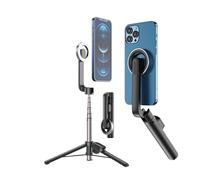 HXDKJSO Trípode magnético for Selfies TELESIN con Control Remoto Magsafe for teléfono móvil for Disparos Verticales(1.3m Selfie Stick)