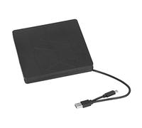 Hxenotropy Unidad Externa de DVD USB 3.0, grabadora portátil de CD y DVD, Unidad óptica con Textura de araña para portátiles, Unidad de Disco Externa Plug and Play con alimentación por USB