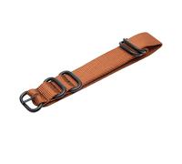 HXFFXHF 18/20/22/24 mm Militar Sport Style Rese-Resistant Skin Rating Store Ring Black Ring Buckle Nylon Reloj