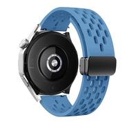 HXFFXHF 18 20 22 mm Correa de silicona magnética para reloj GT 5 46 mm 41 mm Banda deportiva transpirable para GT5 Pro GT4 GT3 GT2 Correa Watchands