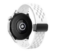 HXFFXHF 18 20 22 mm Correa de silicona magnética para reloj GT 5 46 mm 41 mm Banda deportiva transpirable para GT5 Pro GT4 GT3 GT2 Correa Watchands