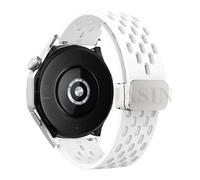HXFFXHF 18 20 22 mm Correa de silicona magnética para reloj GT 5 46 mm 41 mm Banda deportiva transpirable para GT5 Pro GT4 GT3 GT2 Correa Watchands