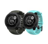 HXFFXHF 2 piezas para la banda de reloj de reemplazo de silicona suave de instinto