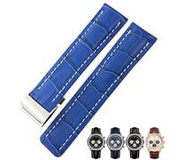 HXFFXHF 22 mm 24 mm Top Band de reloj de cuero de vaca italiana Fit For Breitling Strap Accessors Navitimer World Avenger Superocean Strap