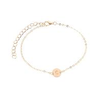 HXFFXHF Accesorios para niñas Joyas para Mujeres Pulseras de Pareja Pulseras de Encanto de la Letra del Ajuste del Ajuste del Collar de Oro