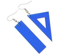 HXFFXHF Adornos Gobernante de Mujeres Elegantes Regla de Pendientes Dangle Arendería Earbob Oficina de la Noche Casual Adecuada para Adornos de Aniversario de cumpleaños