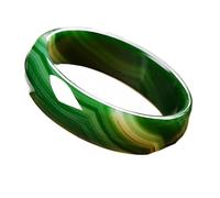 HXFFXHF Agate Green CALCEDONY BAGLE Jade Retro INCORACIÓN DE LISCURA PRILLETA Exquisite JOYERÍA Accesorios (54-56 mm)