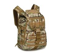 HXFFXHF ALLYLIKE Mochila de Senderismo Camo Bolsa Militar Hombres Mochila táctica Molle Mochilas Militares Impermeable Senderismo al Aire Libre Camping Viajes Mochilas 3D Mochila (Marrón)