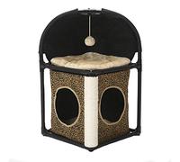 HXFFXHF Árbol para Gatos, condominio, Marco de Escalada de Dos Capas, casa cómoda para Gatos, Marco de Escalada Estable para Gatos, Patio de Juegos para Gatos pequeños