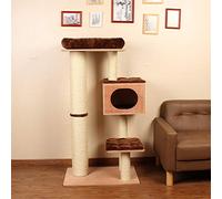 HXFFXHF Árbol para Gatos de Tres Capas de sisal, Estructura de Escalada para Gatos Grandes, Resistente a los arañazos, Estructura de Escalada Resistente para Gatos