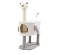 HXFFXHF Árbol para Gatos Marco de Escalada para Gatos con Forma de Alpaca y Divertida Bola para Gatos, Poste rascador para Gatos pequeños y medianos Árbol para trepar Gatos (Color: F) Vision