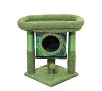 HXFFXHF Árbol para Gatos para Gatos Grandes Cactus Sisal Rascador para Gatos Cuerda Rascador Árbol para Gatos jóvenes y Adultos Marco de Escalada Espacioso Marco de Juguete Cat Vision