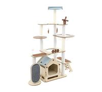 HXFFXHF Árbol para Gatos Tablero Multicapa Marco de Escalada para Gatos Arena para Gatos Grande Árbol para Gatos Marco para Gatos Cápsula Espacial Suministros para Mascotas Gato Escalada Árbol visión