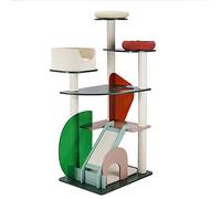 HXFFXHF Árbol para Gatos Torre para Gatos Arena para Gatos Escalera de sisal para trepar Marco de Escalada Multifuncional Grande para Gatos Villa para Gatos Centro de Actividades para Gatos