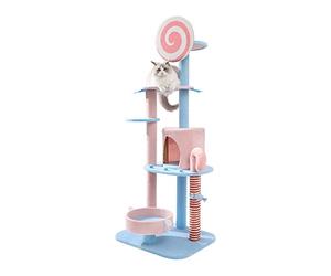 HXFFXHF Árbol para trepar para Gatos Marco para trepar para Gatos, Arena para Gatos, árbol para Gatos, artículos de Primera Necesidad para un Gato Grande, Juguetes para Gatos Cat Tree Vision