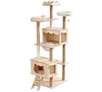 HXFFXHF Árbol trepador para Gatos Suministros para Mascotas Marco de Escalada para Gatos Nido Grande para Mascotas Four Seasons Cápsula Espacial Universal Marco de Escalada para Gatos Cat Tree Vision