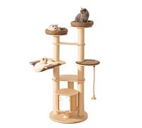 HXFFXHF Árboles para Gatos Marco de Escalada Estable para Gatos Árbol para Gatos Arena para Gatos Columna de Garras Grande Multicapa con Nido