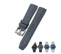 HXFFXHF Banda de vigilancia de goma de 21 mm para Longines L3.781.4.9 Conquista Hydroconquest Black Blue Grey Green Watch Store