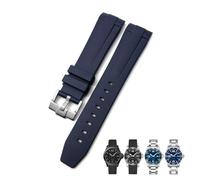 HXFFXHF Banda de vigilancia de goma de 21 mm para Longines L3.781.4.9 Conquista Hydroconquest Black Blue Grey Green Watch Store