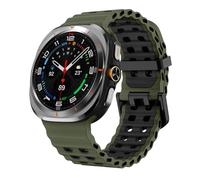 HXFFXHF Banda marina para Samsung Galaxy Watch Ultra Strap 47 mm Accesorios Sport Silicone Correa Bracelet for Galaxy Watch7 Ultra 47 mm Strap