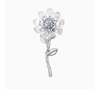 HXFFXHF Broche de Flores romántico, Accesorios de Abrigo para Vestido con Ramillete de diseño para Mujer