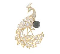 HXFFXHF Broche de Pavo Real Americana, Pin para Chaqueta Femenina, Accesorios de Fénix, Accesorios anticaminar