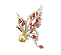 HXFFXHF Broche de Perlas de circonia con microincrustaciones, Traje, Chaqueta, Camisa, suéter, Ramillete, alfileres, Accesorios de Ropa