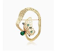 HXFFXHF Broche Irregular Chapado en Mariposa en Oro de 14 Quilates, Accesorios para Chaqueta y Chaqueta